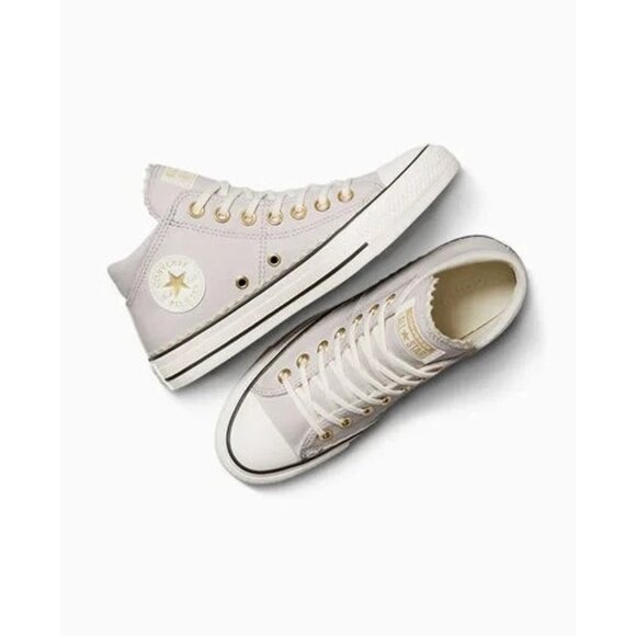 Converse Chuck Taylor All Star Madison Frills A17203F Womens 8.5 Mid Top Purple - Picture 11 of 12